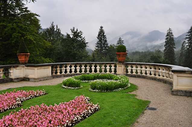 Section of garden at Linderhof